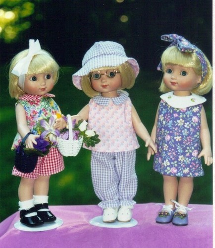 Dress pattern fit doll - 10",